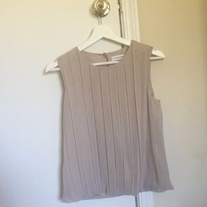 Cream Calvin Klein Blouse